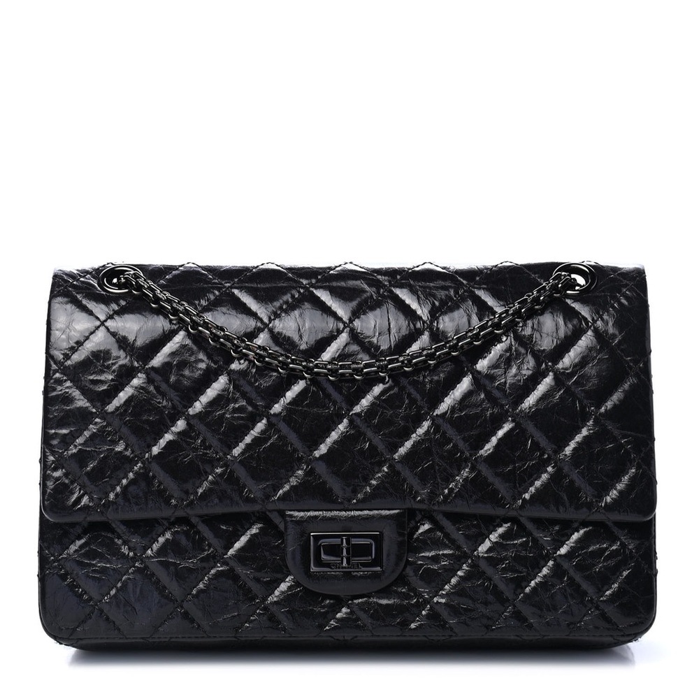 Chanel Quilted Reissue 2.55 Double Flap Shoulder Bag